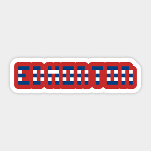 Pixel Hockey City Edmonton 2017 Sticker